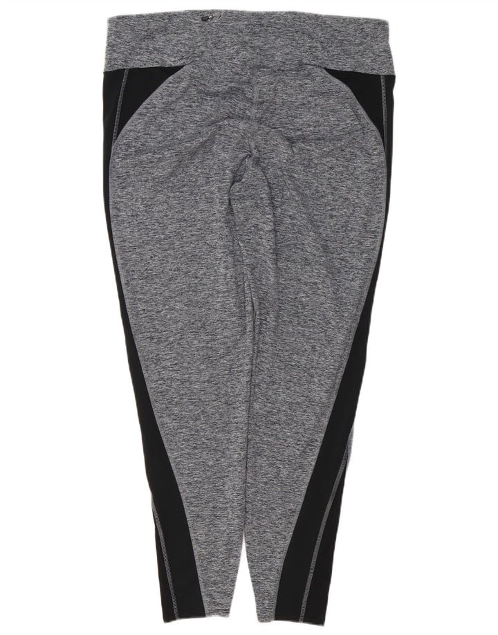 MARKS & SPENCER Leggings pentru femei UK 18 XL Gri Poliester color bloc