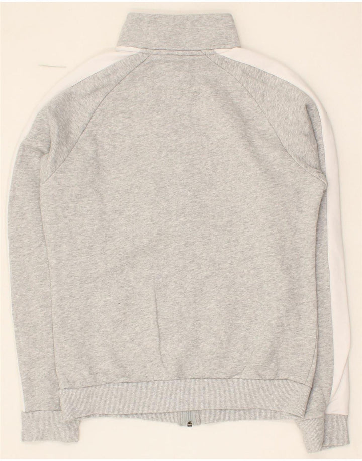 PUMA Womens Tracksuit Top Jacket UK 10 Small Grey Colourblock Cotton Vintage Puma and Second-Hand Puma from Messina Hembry 