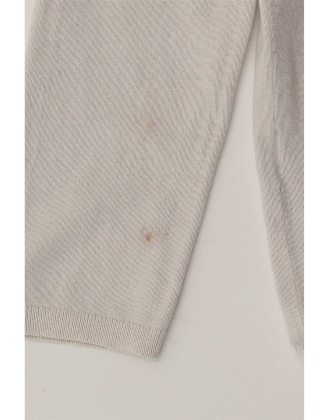 Pulover cu decolteu în V Tommy Hilfiger pentru femei UK 14 Medium White