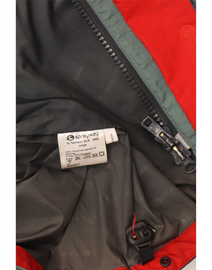 Jachetă de ploaie pentru bărbați Sprayway Gore-Tex UK 40, mare, verde, poliamidă color bloc