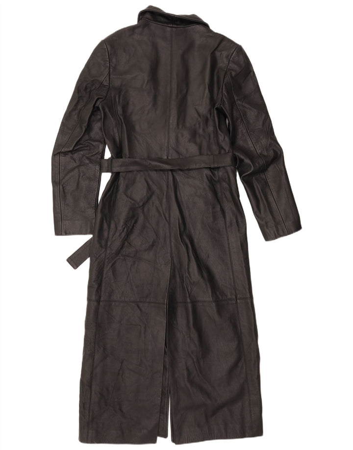 Palton de piele pentru femei VINTAGE UK 10 Mic Negru