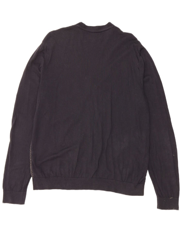 Pulover cardigan pentru bărbați Marks & Spencer, mare, bleumarin