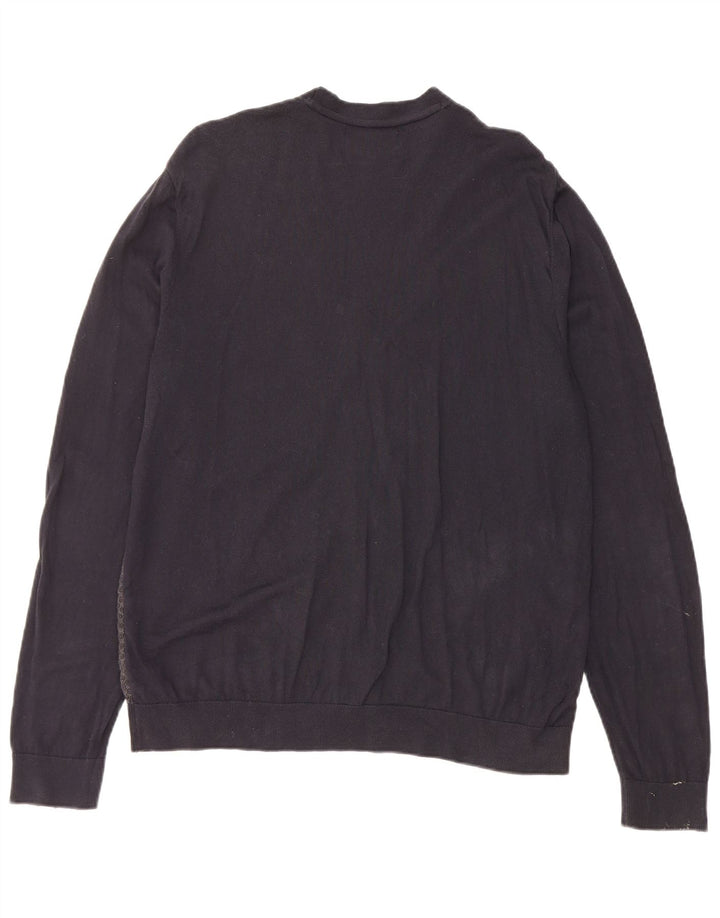 Pulover cardigan pentru bărbați Marks & Spencer, mare, bleumarin
