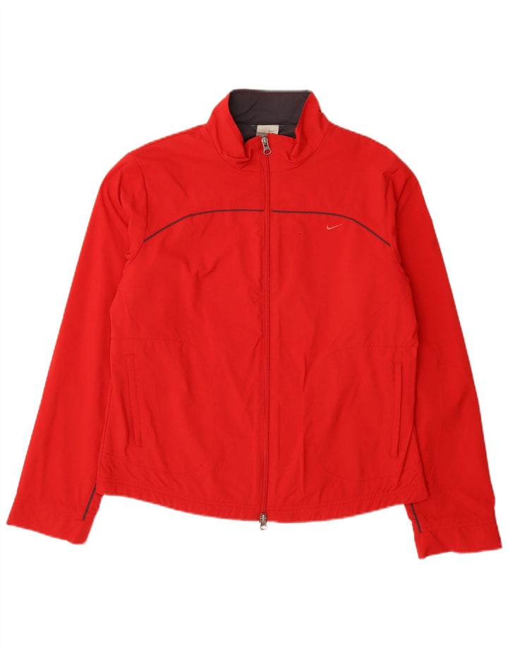 Jachetă de trening pentru femei NIKE UK 10/12, nailon roșu mediu