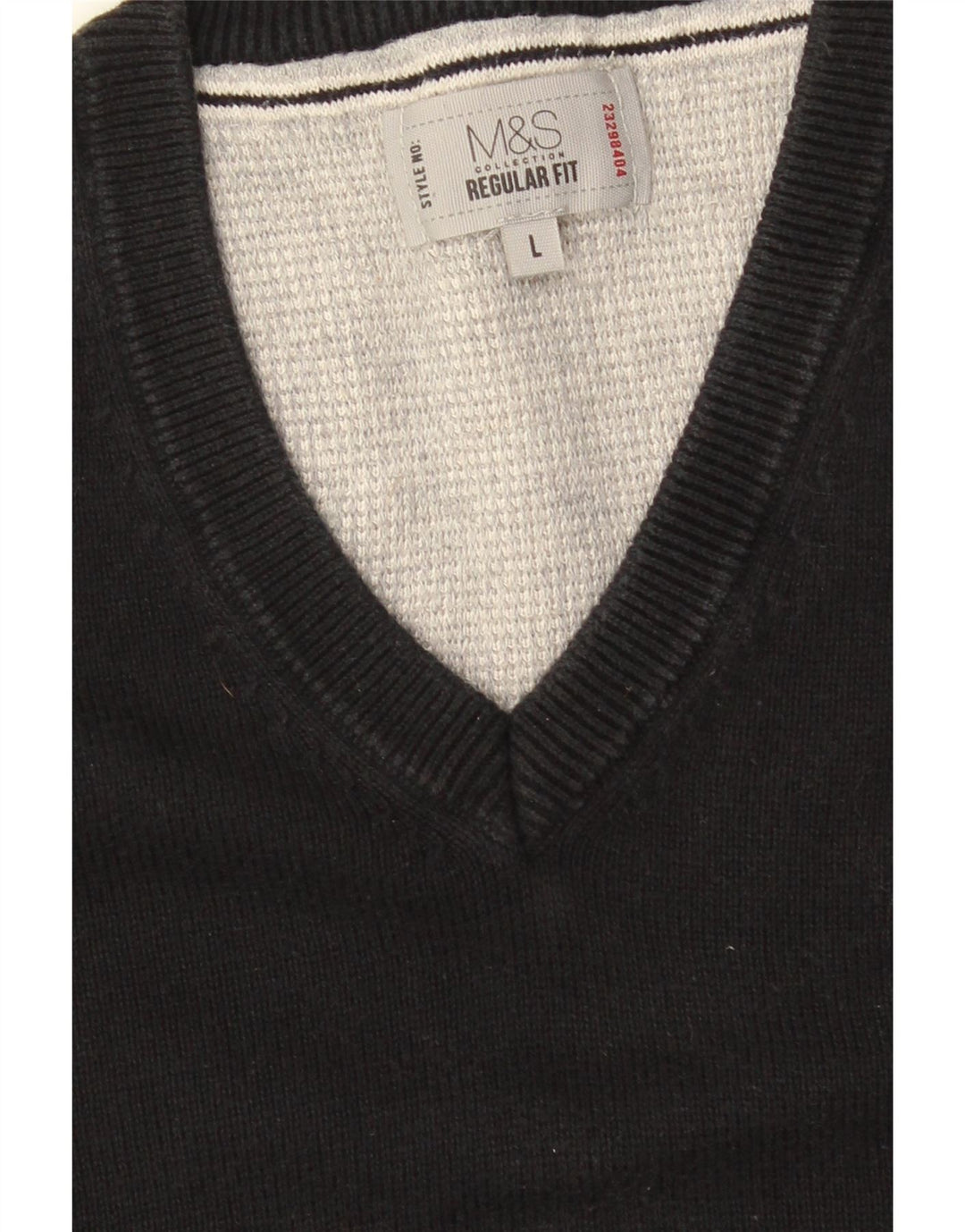 MARKS & SPENCER Vestă pentru bărbați, cu formă regulată, mare, negru