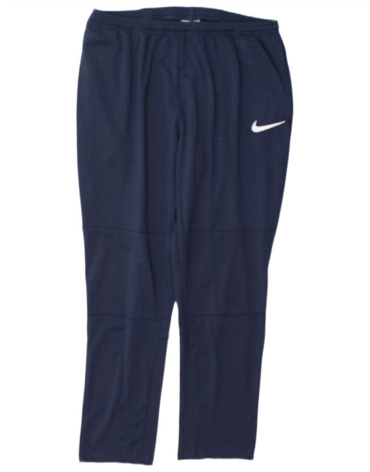 Pantaloni de trening Nike Dri Fit pentru bărbați XL, poliester bleumarin