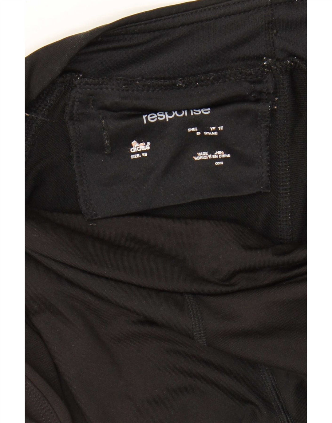 Leggings de răspuns pentru femei Adidas UK 6 XS poliester negru