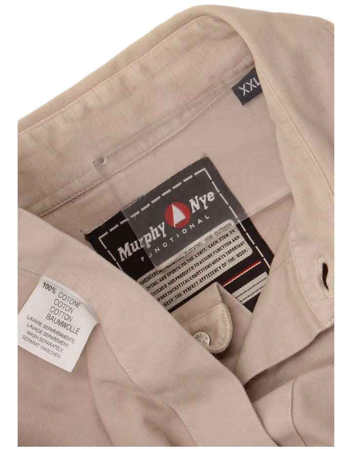 Cămașă pentru bărbați Murphy & Nye, bumbac bej 2XL