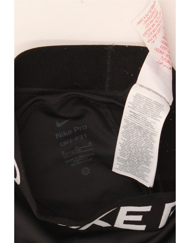 Leggings NIKE Fete Dri Fit Graphic 10-11 ani Poliester negru mediu