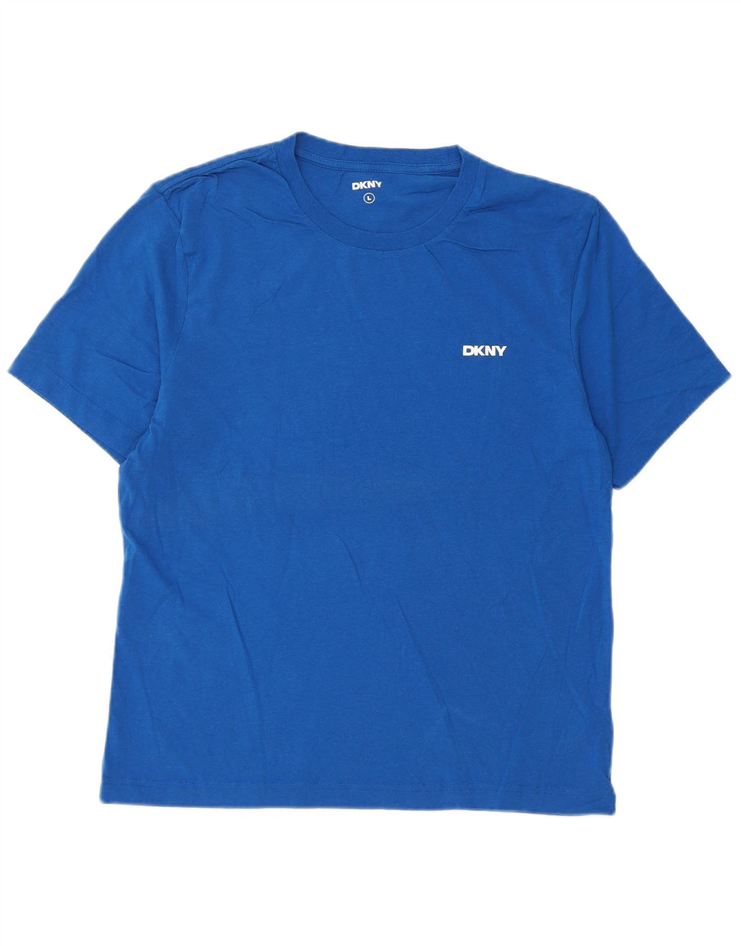 Dkny Tricou pentru femei Top UK 14 Large Blue Bumbac