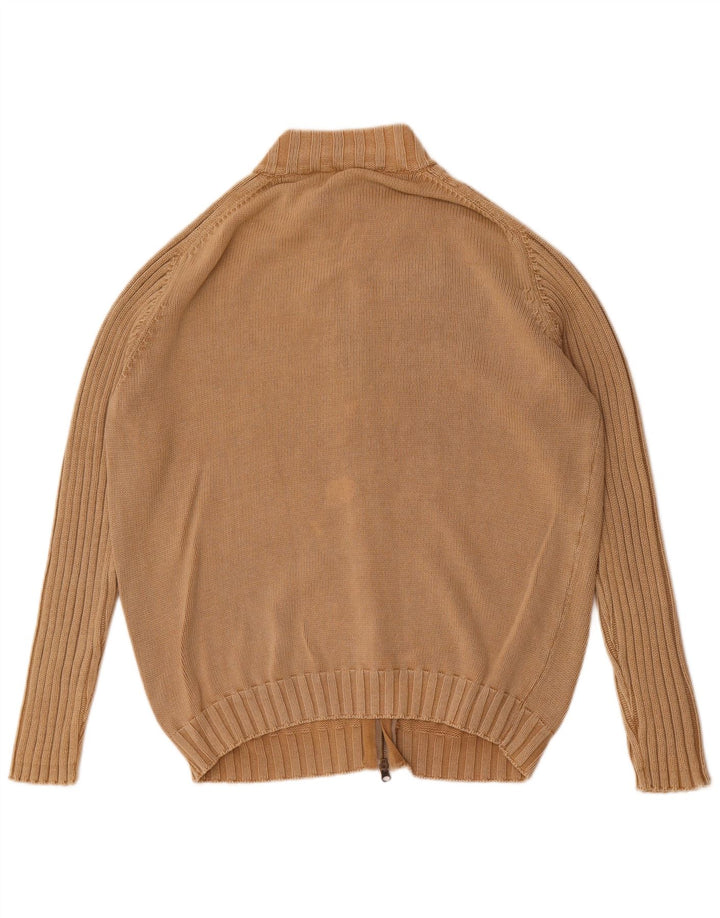 Pulover cardigan pentru bărbați Massimo Dutti XL, bej, bumbac