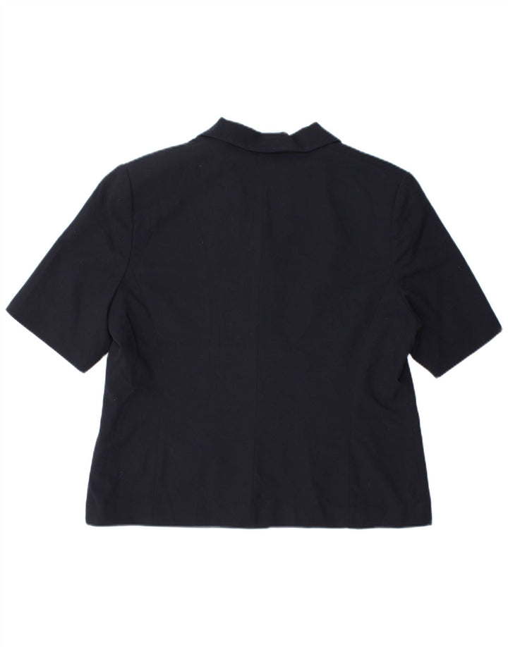 Marks & Spencer jachetă cu mânecă scurtă pentru femei UK 18 XL bleumarin