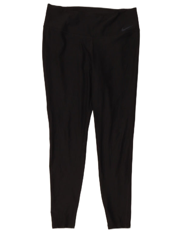 Leggings Nike Dri Fit pentru femei UK 14, mare, negru, poliester
