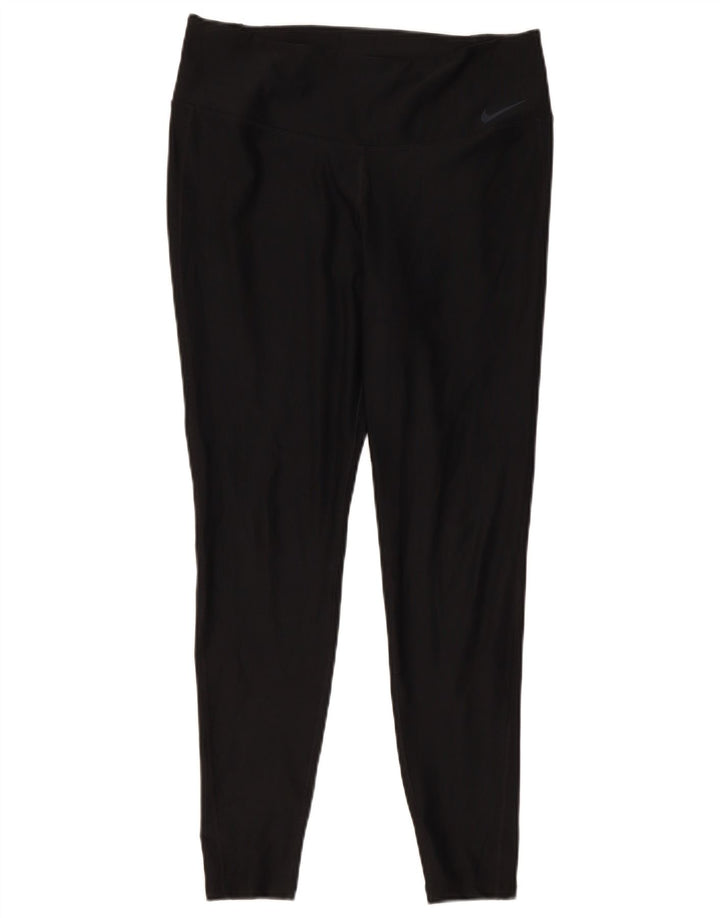 Leggings Nike Dri Fit pentru femei UK 14, mare, negru, poliester