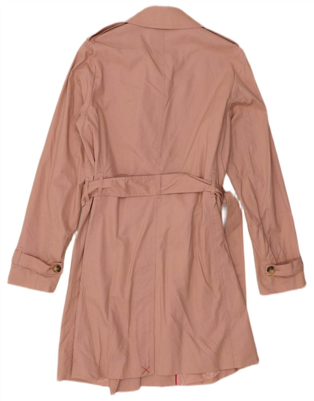Trench pentru femei Boden UK 10 mic bumbac roz