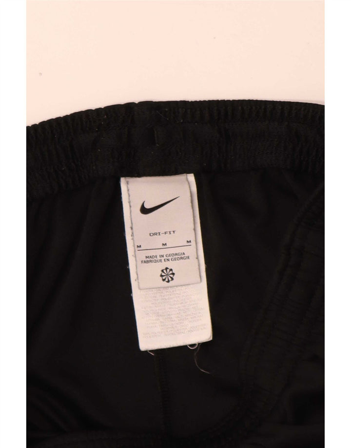 Pantaloni de trening Nike Dri Fit pentru bărbați, negru mediu, poliester bloc de culoare