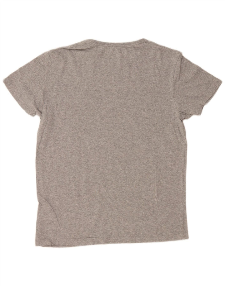 Tricou pentru bărbați Timberland Slim Fit Top din bumbac gri mediu