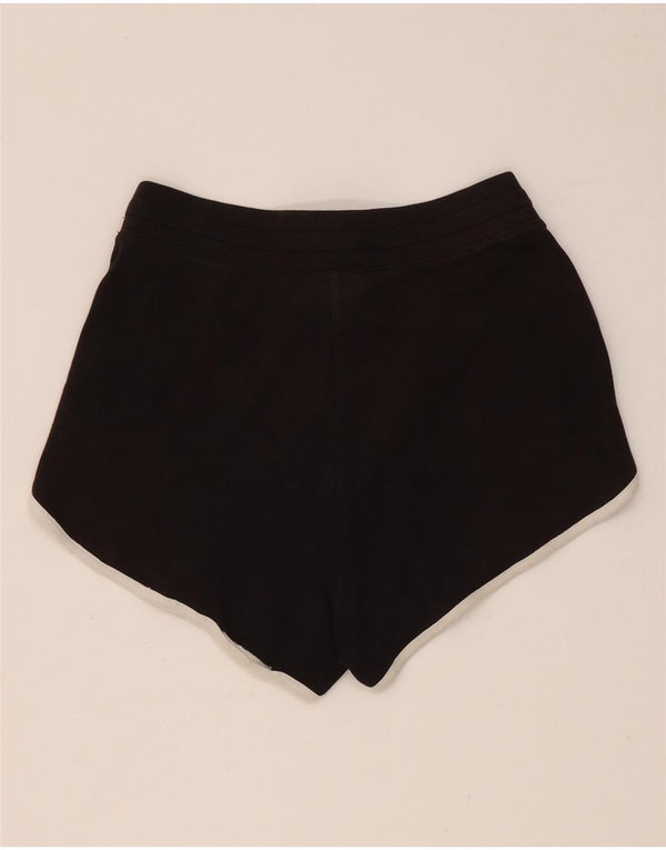 Pantaloni scurti sport Champion pentru femei UK 8 Small Black Bumbac