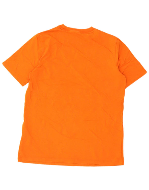 Tricou grafic Adidas pentru femei Top UK 12 Bumbac portocaliu mediu