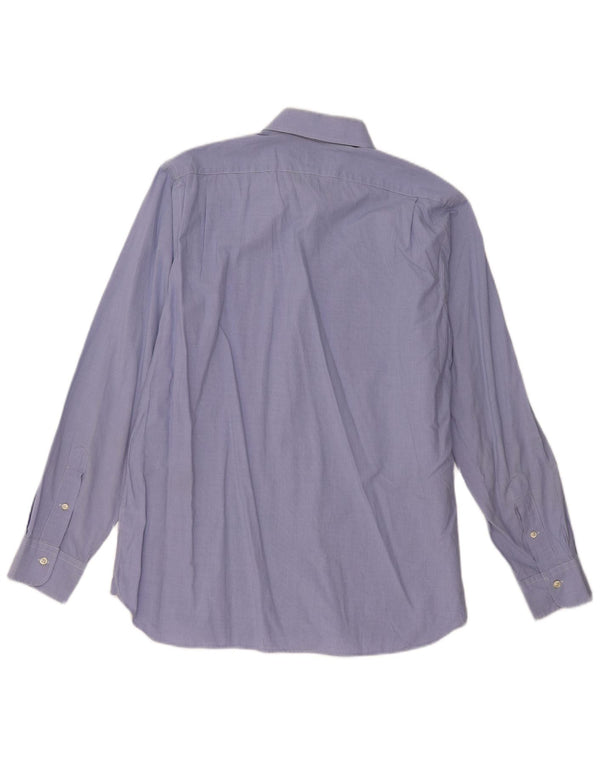 Cămașă Polo Ralph Lauren pentru bărbați Mărimea 16 1/2 42 Bumbac cu check albastru mare