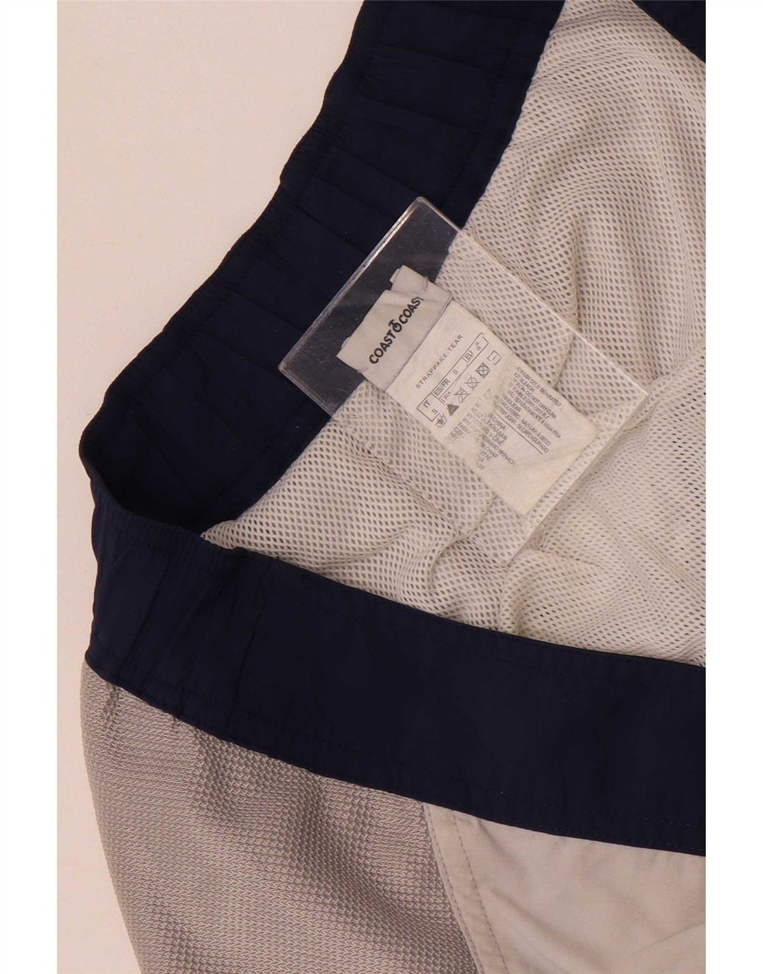 Pantaloni scurți de înot cu grafic pentru bărbați Coast, mici, albastru, poliamidă color bloc