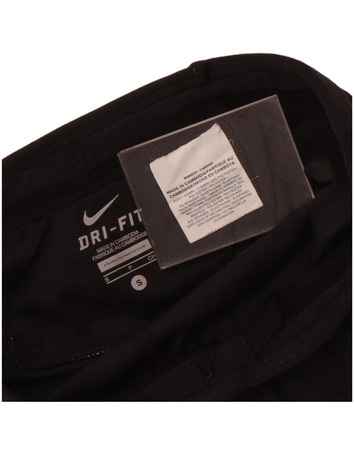 Leggings Dri Fit Nike pentru femei UK 10 Poliester negru mic