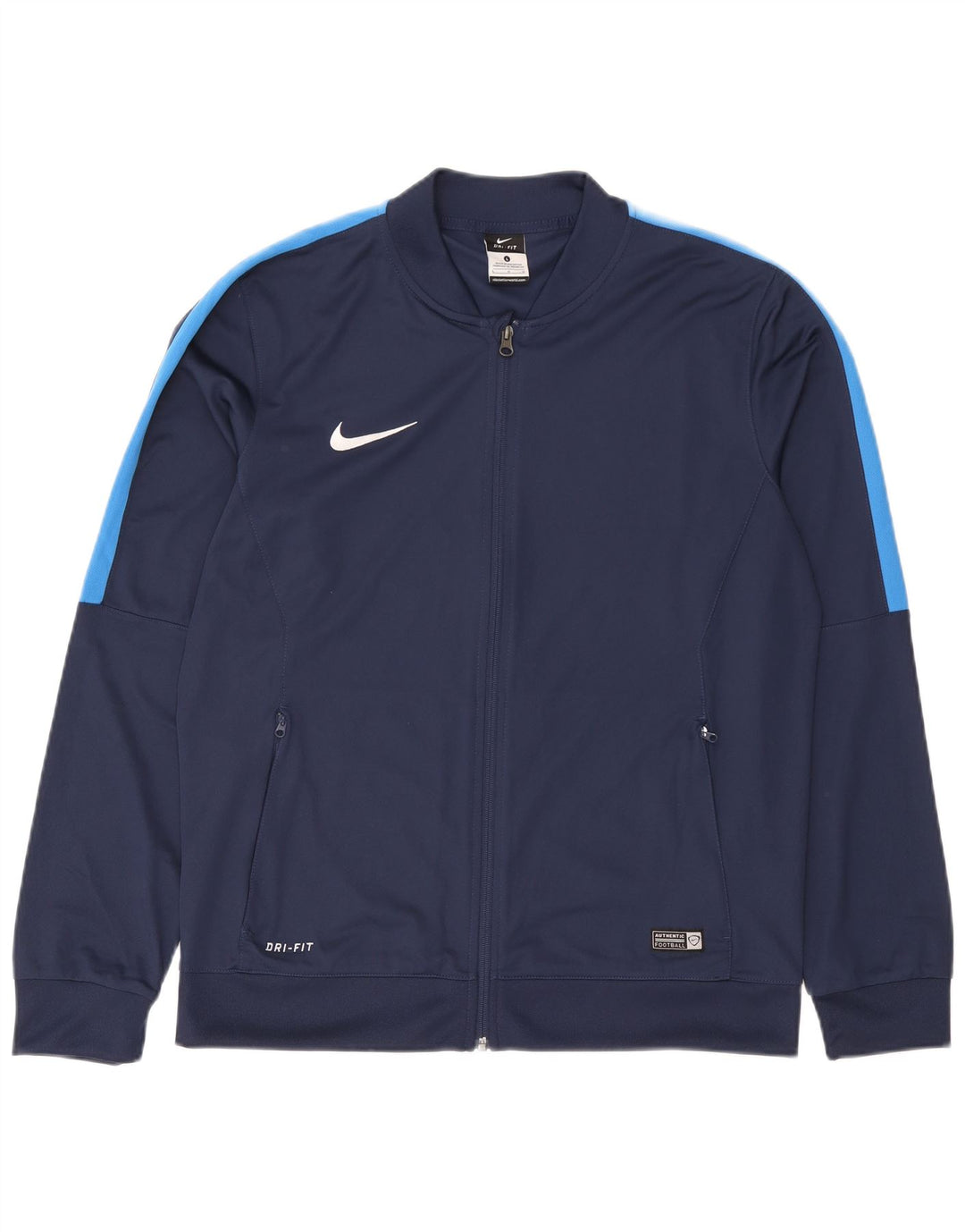 Jachetă de top pentru trening Nike Dri Fit pentru bărbați, mare, albastru bleumarin