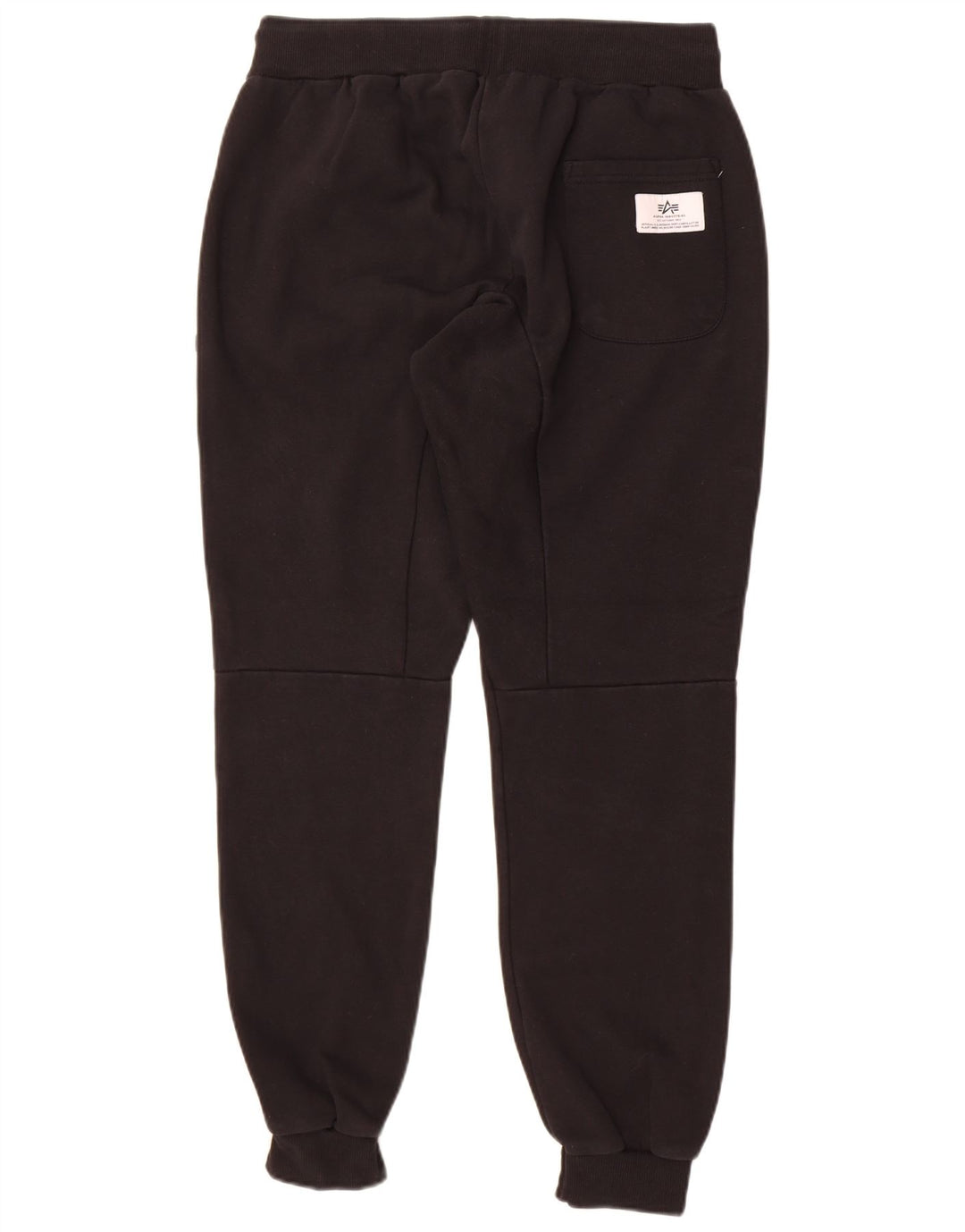 Pantaloni de trening grafic pentru bărbați Alpha Industries Pantaloni de jogging mediu negru