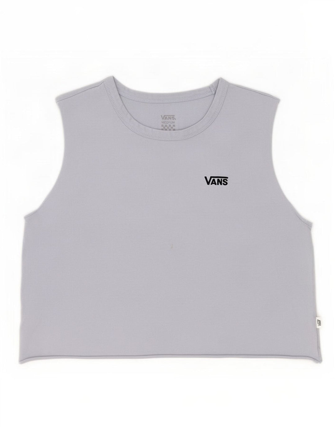 Vans Crop Vest Top pentru femei UK 12 Medium Blue Bumbac
