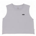 Vans Crop Vest Top pentru femei UK 12 Medium Blue Bumbac