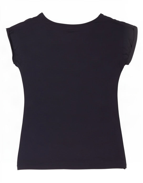 Tricou pentru femei Emporio Armani Top UK 14 mare, bleumarin, viscoză
