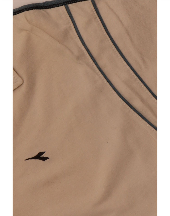 Tricou polo pentru bărbați DIADORA, mare, bej, color block, bumbac