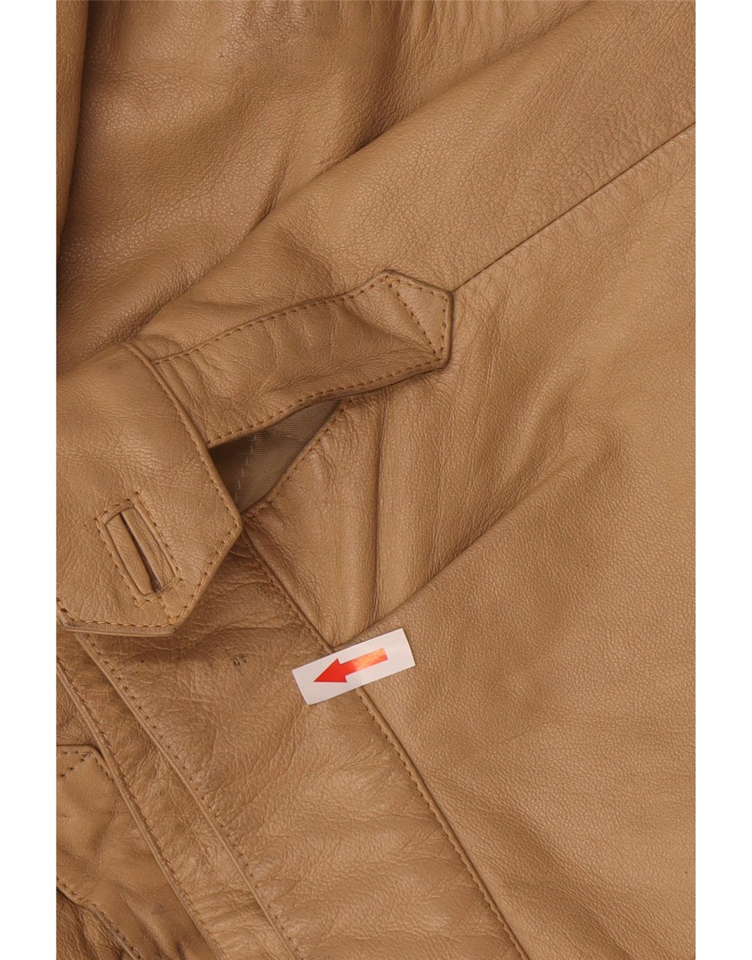 Geaca de piele vintage pentru barbati IT 52 XL Bej