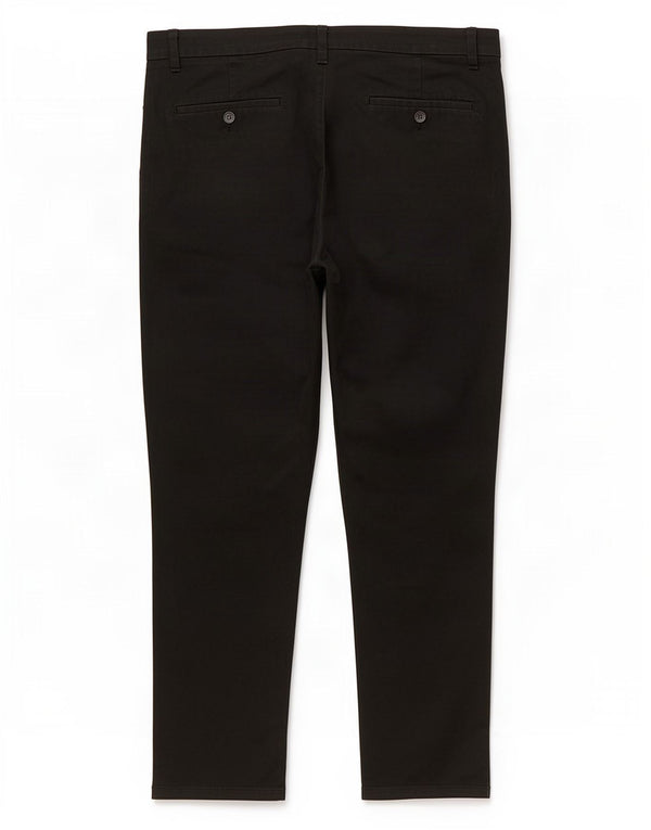 Pantaloni chino subțiri pentru bărbați Marks & Spencer L36 L29 bumbac negru