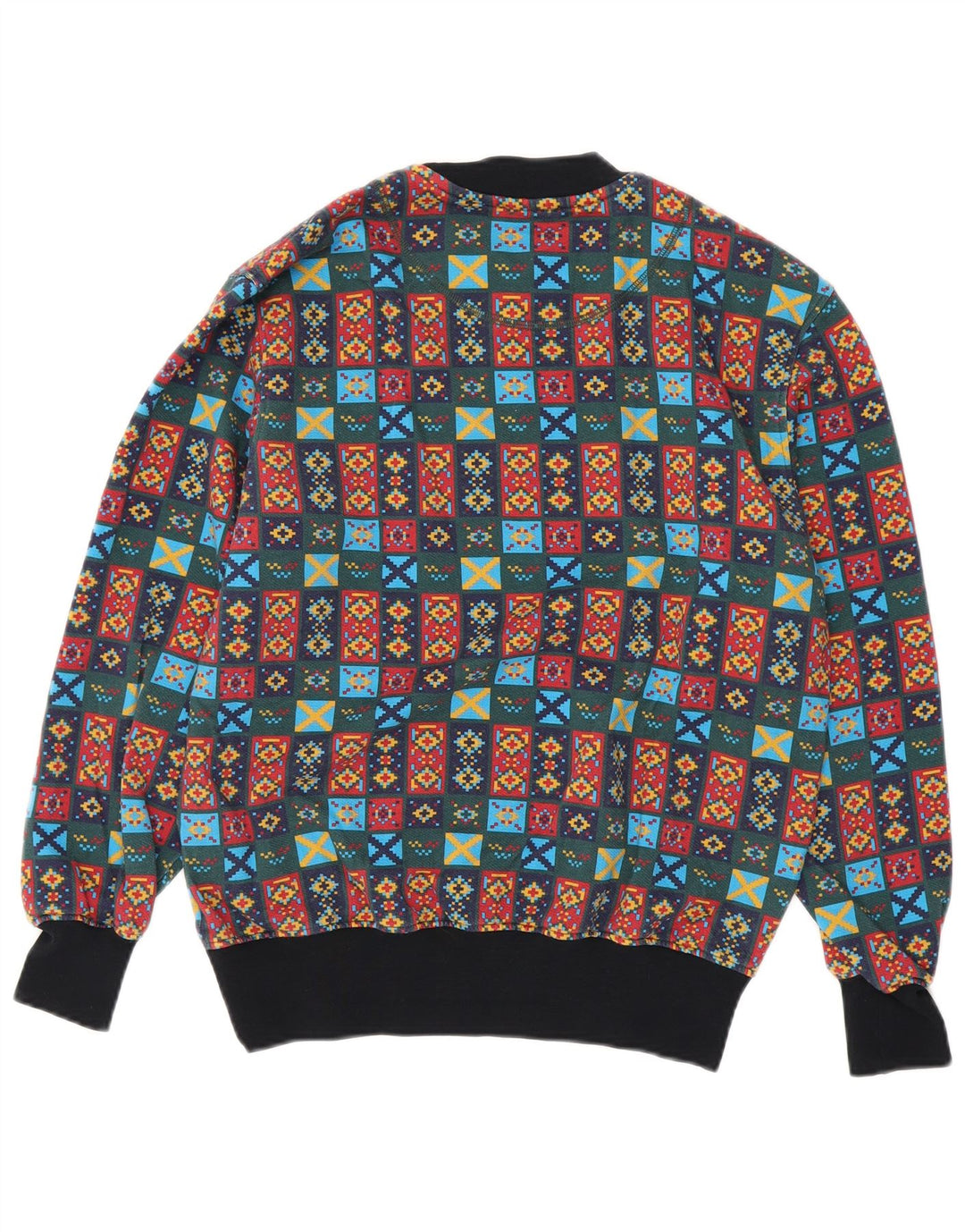 JOHNNY LAMBS Hanorac pentru bărbați Pulover Mediu Multicolor Geometric