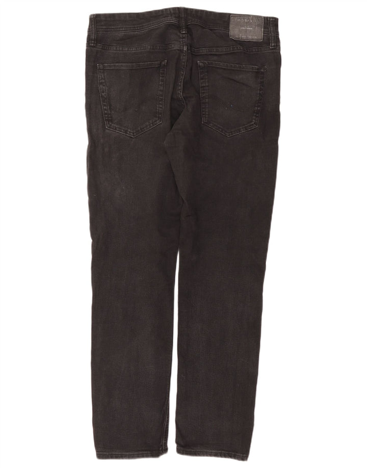 Blugi Jack & Jones GLENN Slim pentru bărbați W34 L32 bumbac gri