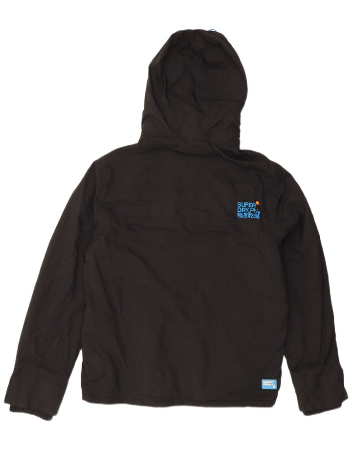 Jachetă Windbreaker cu glugă Superdry pentru bărbați UK 40 Large Black