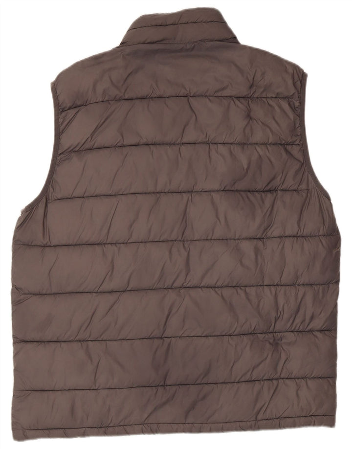 Jack Wills Gilet căptușit pentru bărbați UK 40, mare, gri din nailon