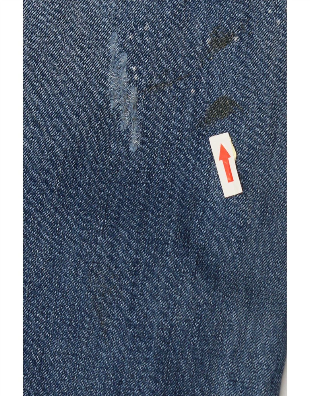 Blugi Distressed drepte pentru bărbați Diesel L34 L34 Bumbac albastru