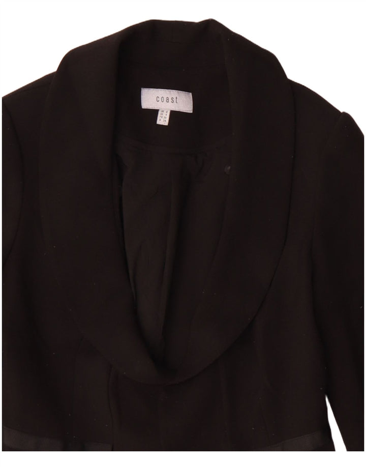 Jachetă Coast Open Blazer pentru femei UK 8, poliester negru mic