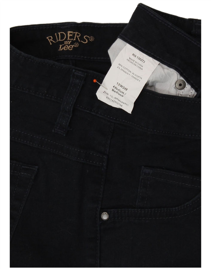 Blugi Capri Riders LEE pentru femei US 4 Small W27 L18 Bumbac bleumarin