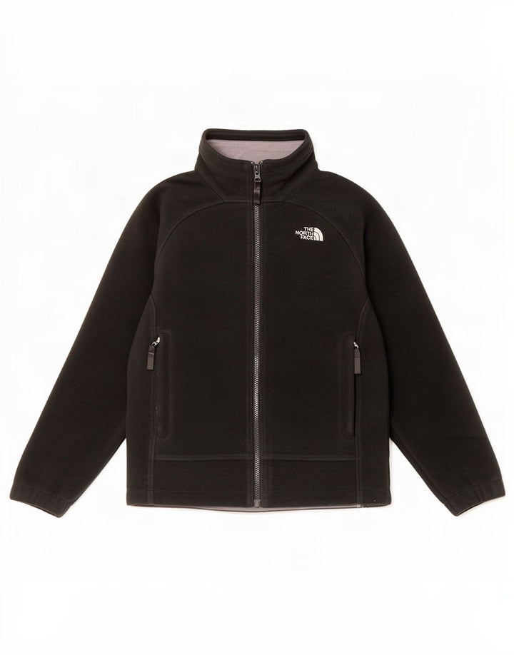 Jachetă polară pentru băieți The North Face, 9-10 ani, poliester negru