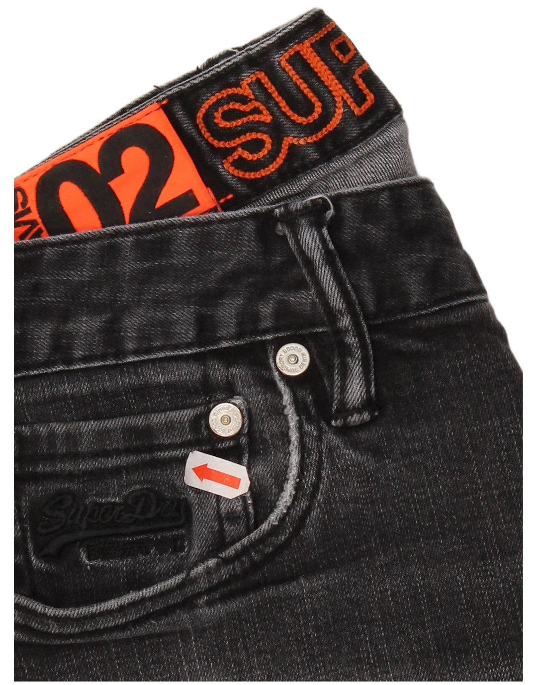 Blugi skinny pentru bărbați Superdry W34 L29 bumbac gri