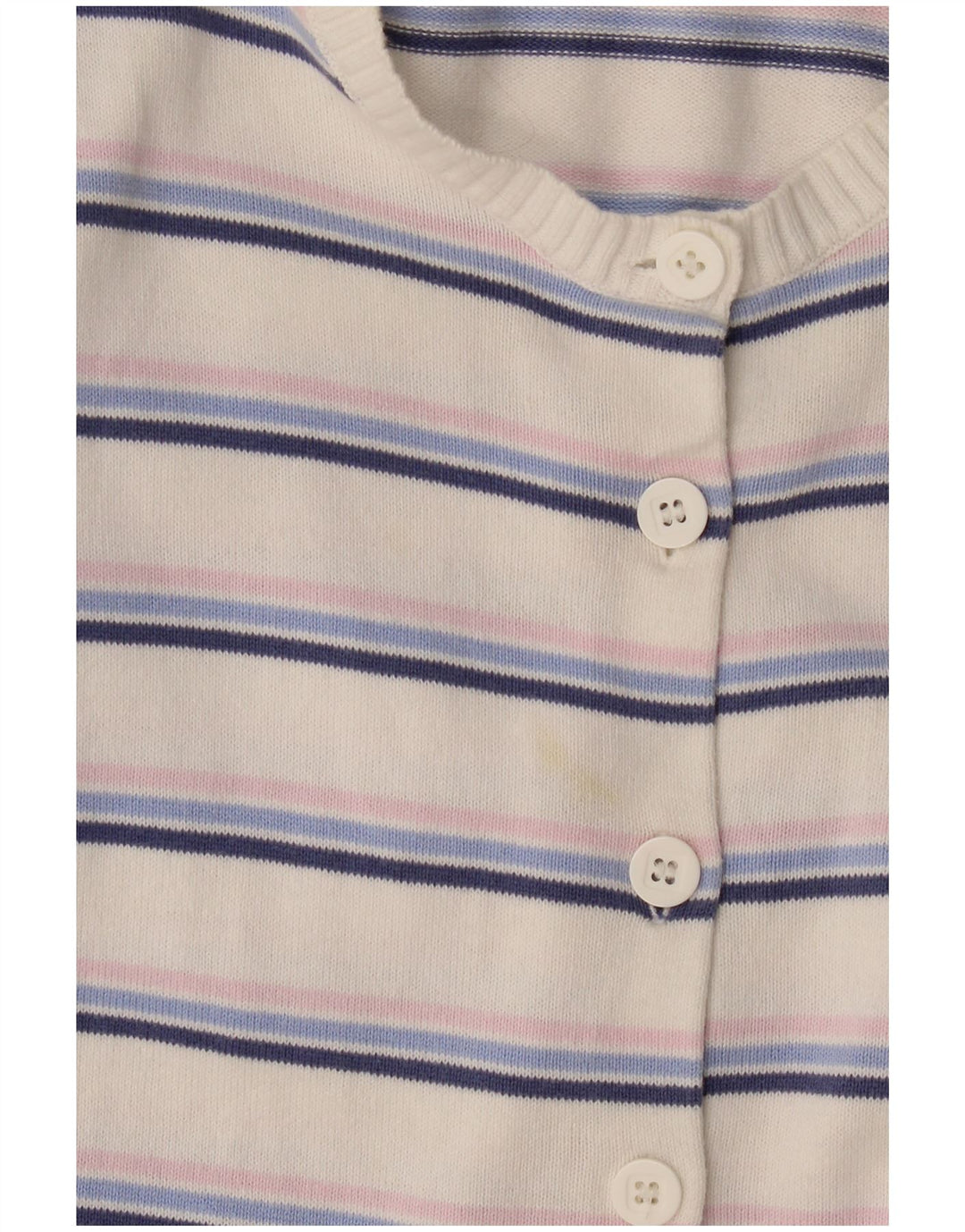 Pulover cardigan pentru femei Marks & Spencer UK 16 mare cu dungi albe