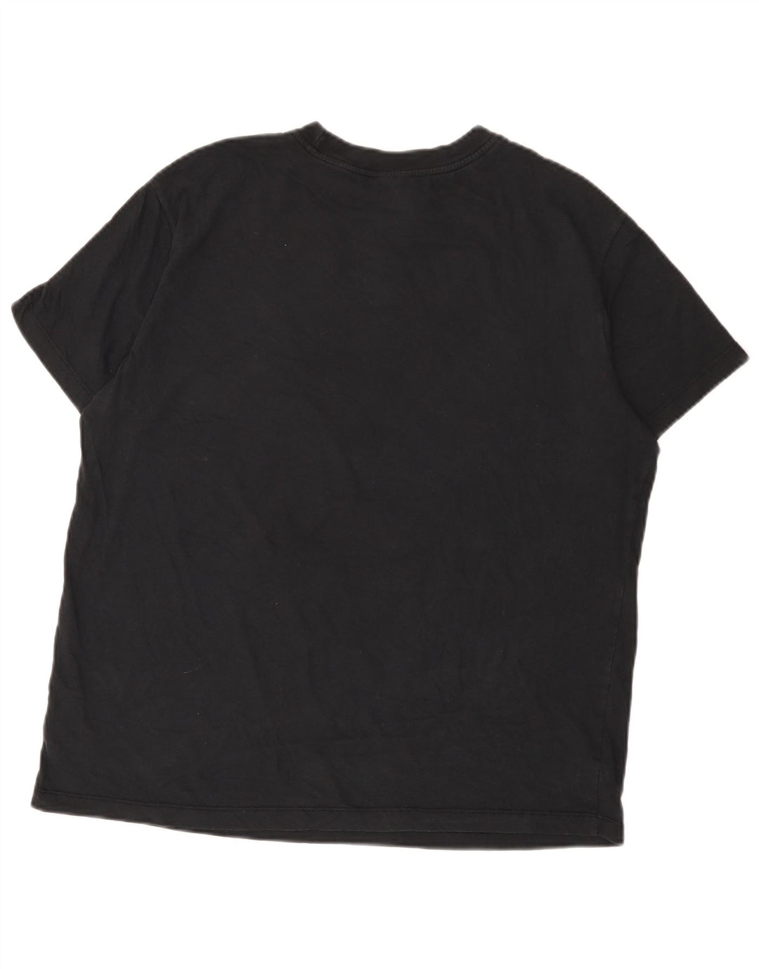 Tricou grafic supradimensionat Nike pentru bărbați Top mediu din bumbac negru