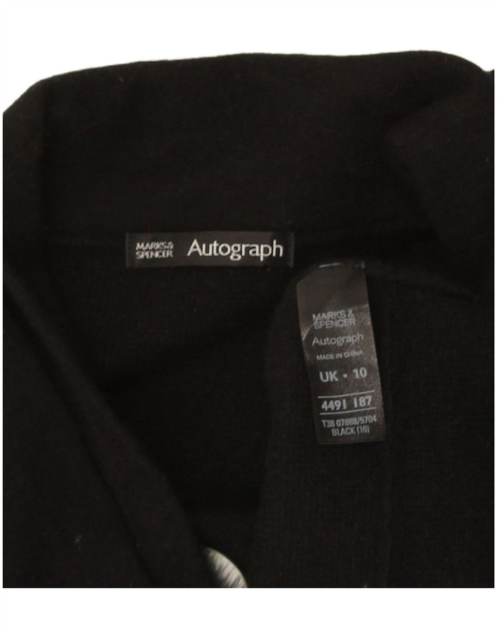 Pulover cardigan cu autograf pentru femei Marks & Spencer UK 10 Small Black