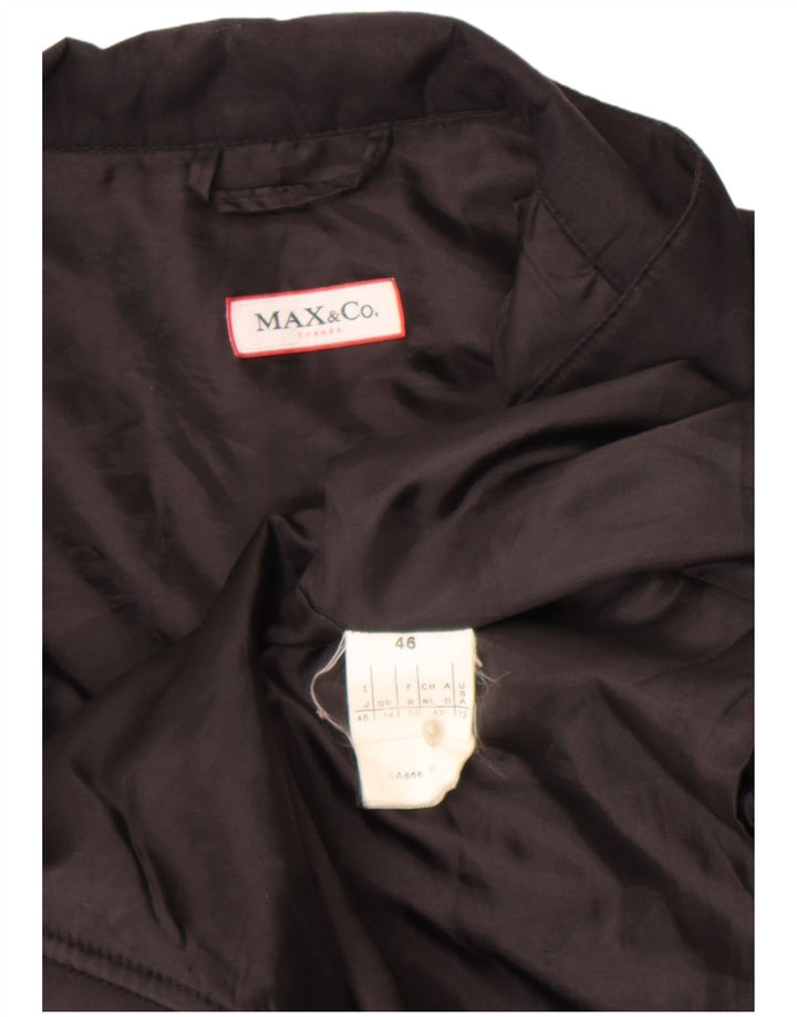 Jachetă Windbreaker pentru femei Max & Co. UK 14 Large Black