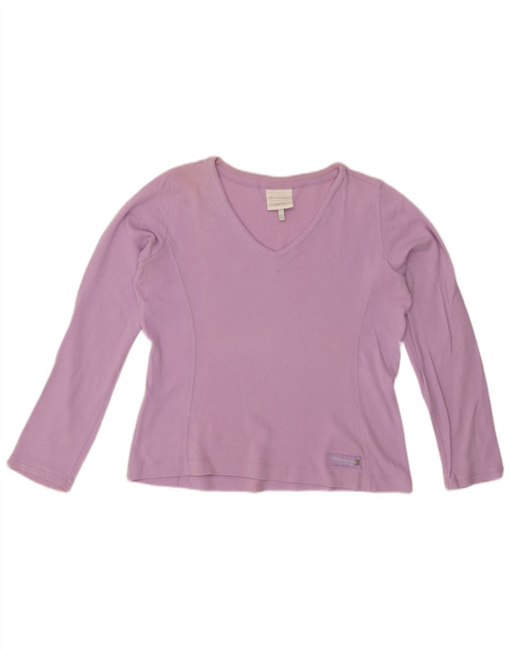 CHAMPION Top cu mânecă lungă pentru femei Easy Fit UK 14 Mov mediu