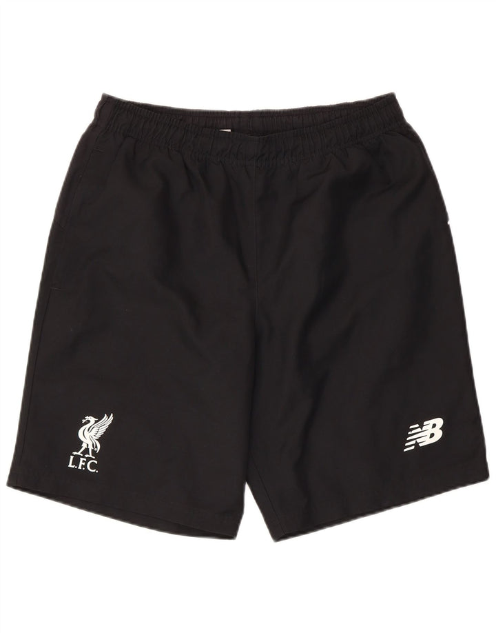 Pantaloni scurți sport Liverpool pentru bărbați NEW BALANCE Poliester mediu negru
