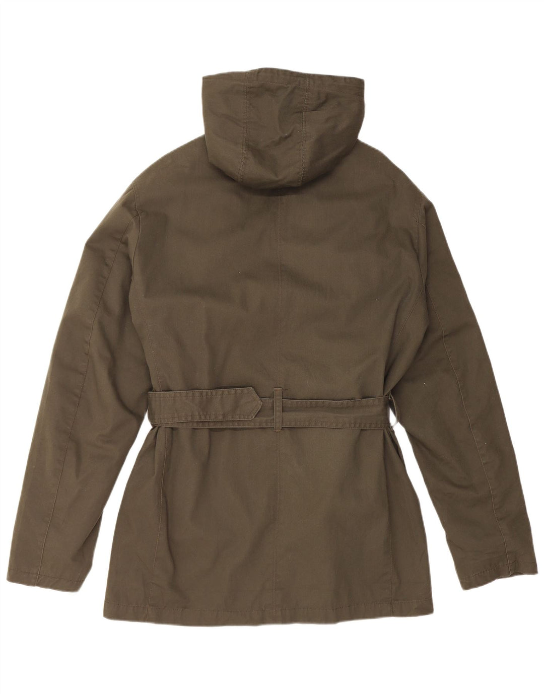 Jachetă parka cu glugă pentru bărbați VINTAGE UK 40 mare, bumbac kaki